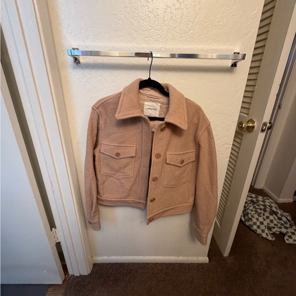 Wilfred Soft Beige Wool Jacket